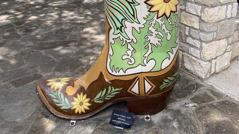 Bootiful boot in Wimberley TX