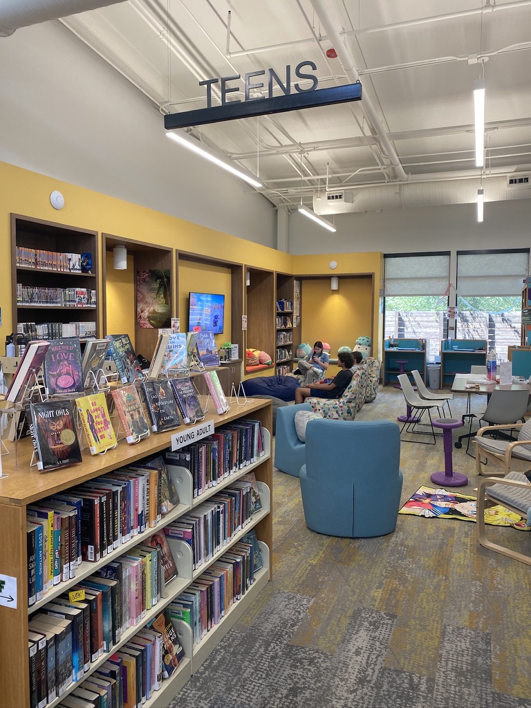 Teen area at the Wimberley Village Library